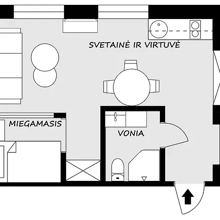 Appartamento M.K. Ciurlionis 7 VNO Esterno foto